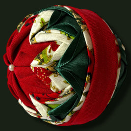 Vianočná guľa Patchwork 10 8 -