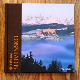 Filip Kulisev - Kniha Úžasné Slovensko s podpisom autora