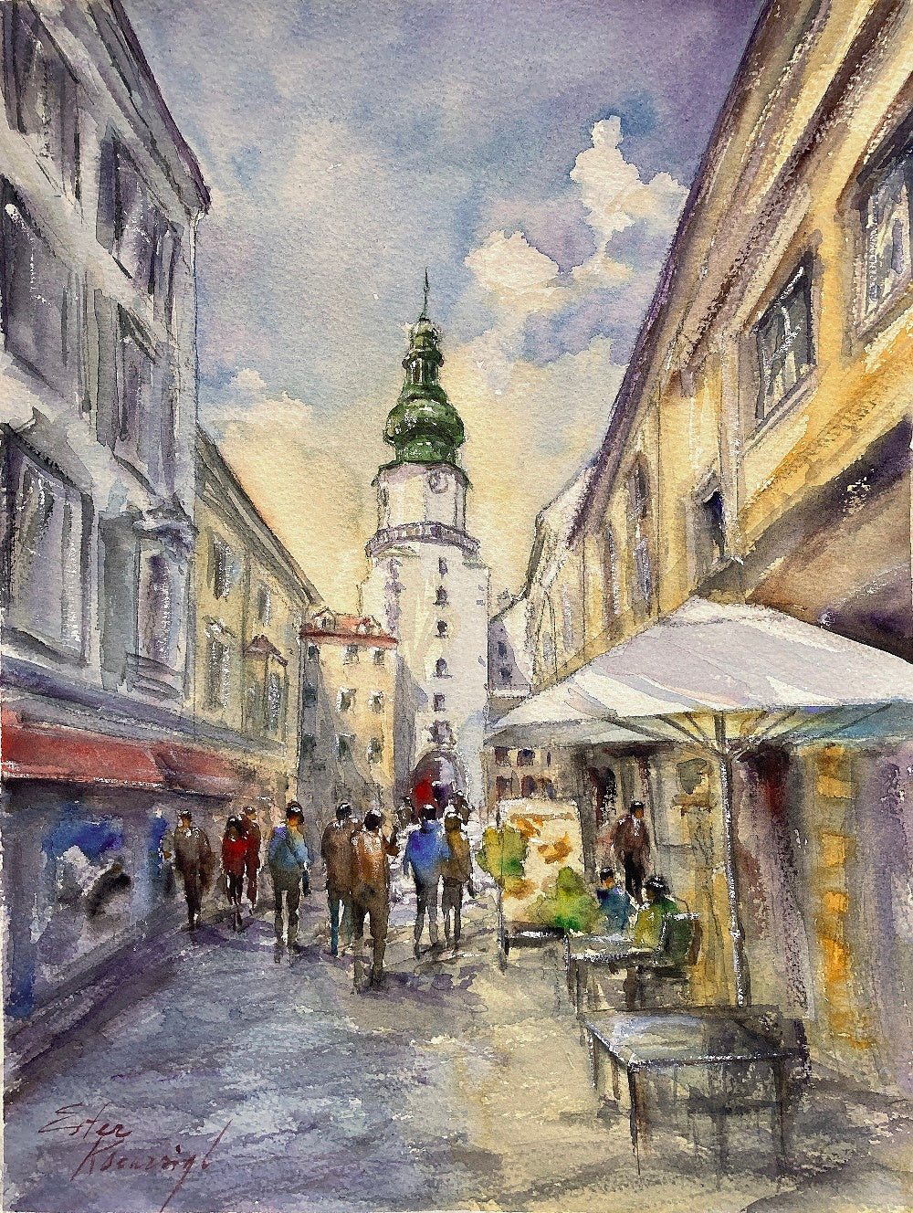 Ester Ksenzsigh, Michalská  veža