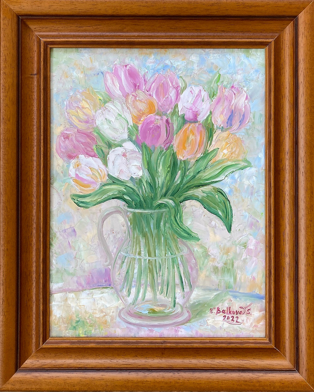 Ľudmila Balková, Kytica bledofarebných tulipánov