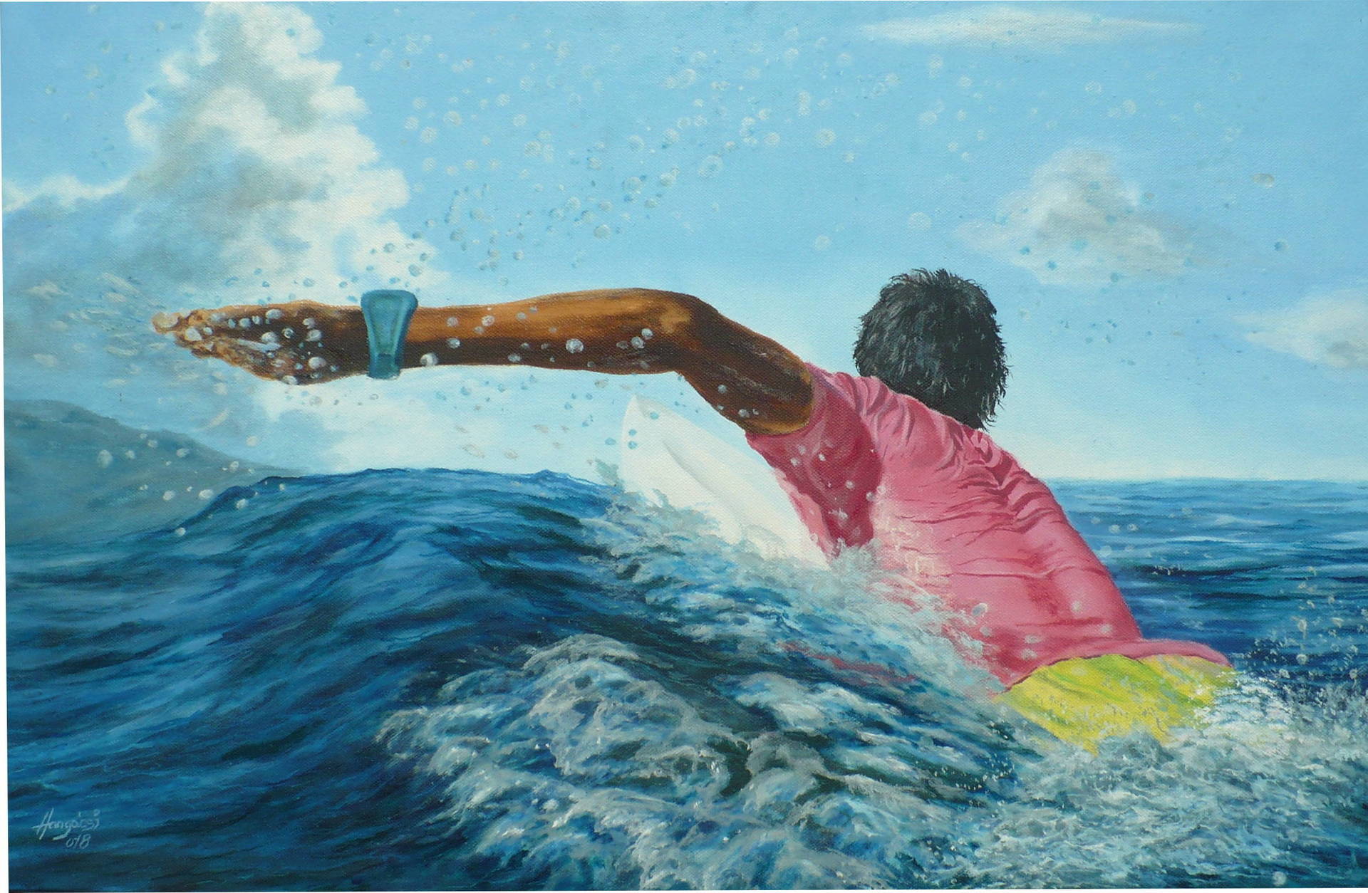 Štefan Hangácsi: Surfista