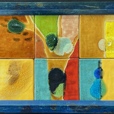Janka Blašková, Keramický obraz - sklo I. Jar