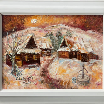 Ľudmila Balková, Chalúpky na lazoch - zima