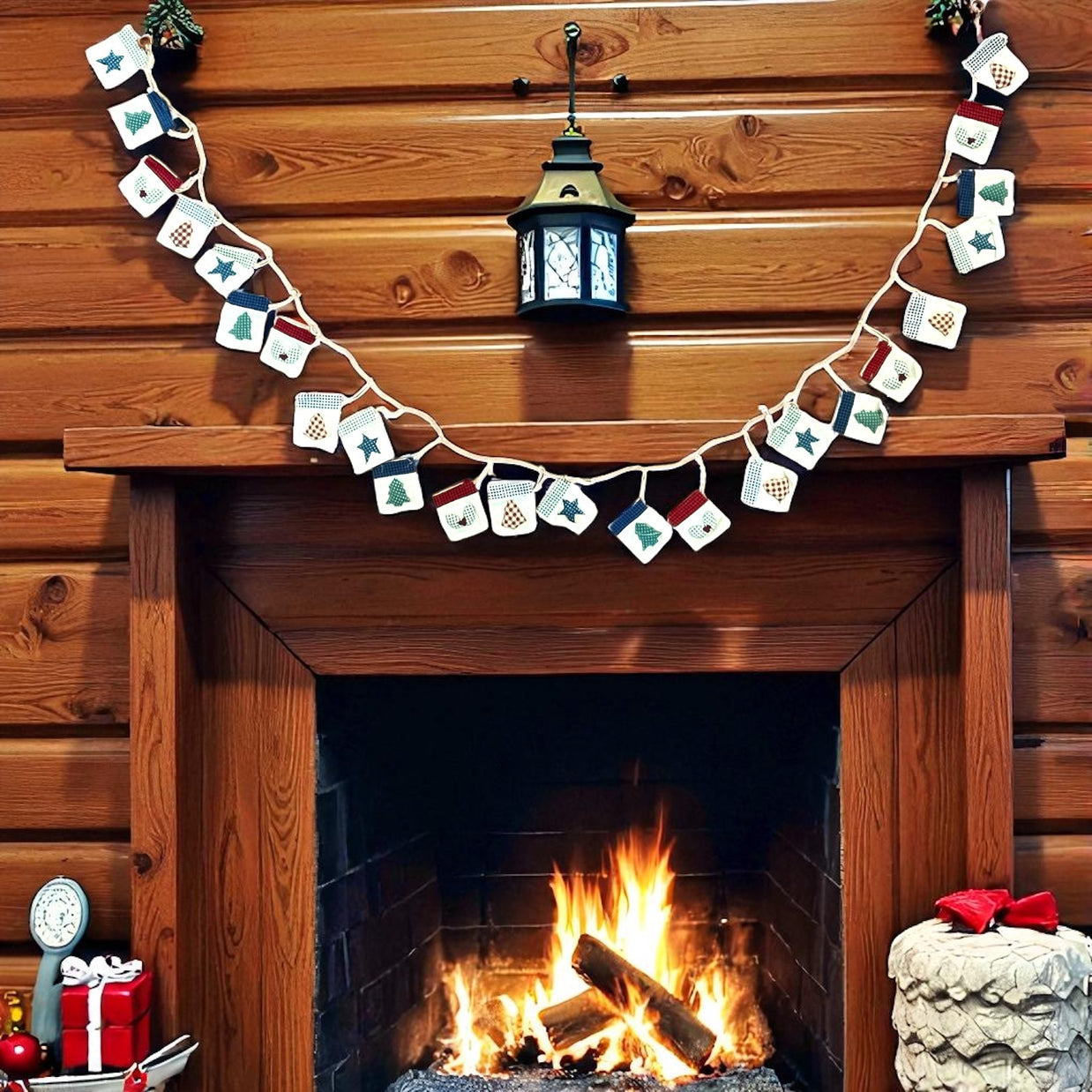 Adventný kalendár - plátené  vrecúška