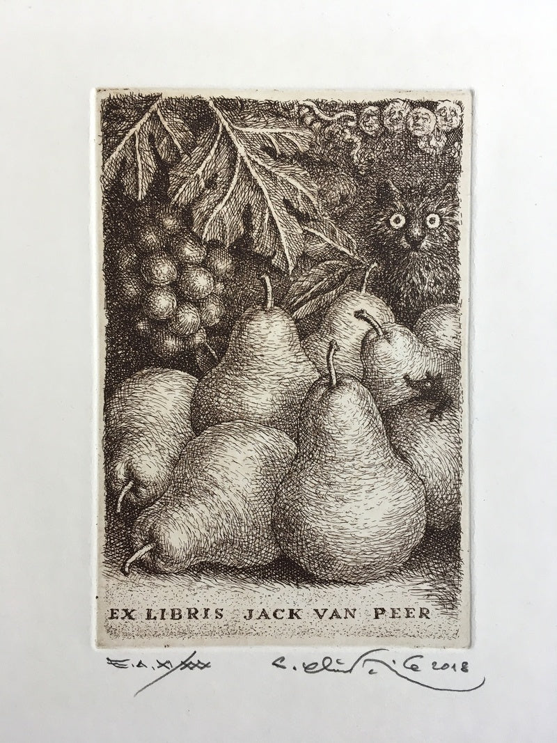 Peter Kľúčik, EX LIBRIS JACK VAN PEER Hrušky