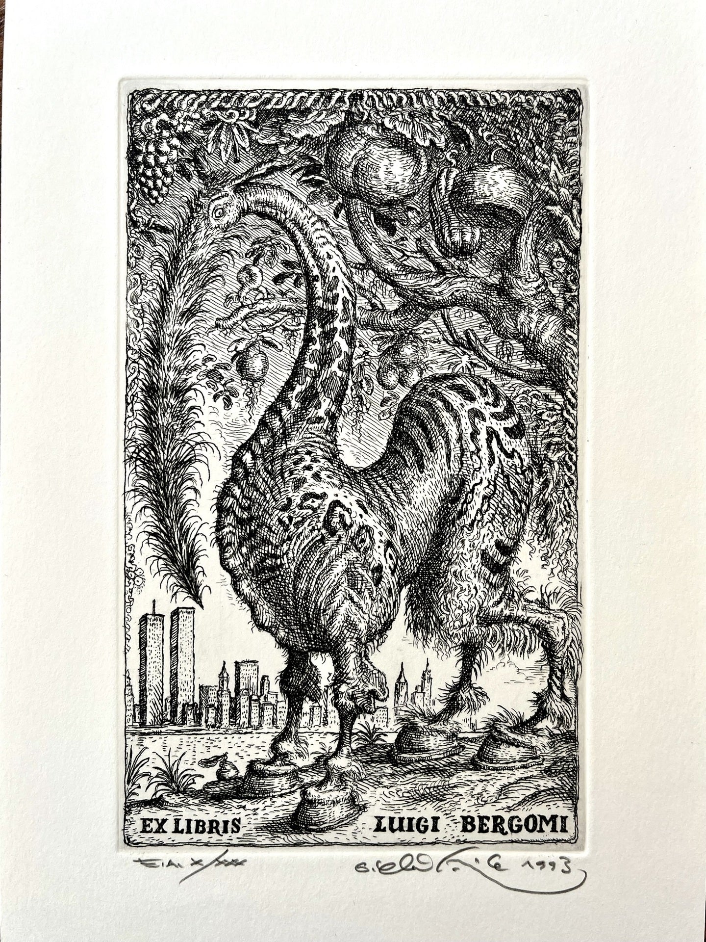 Peter Kľúčik, EX LIBRIS LUIGI BERGOMI
