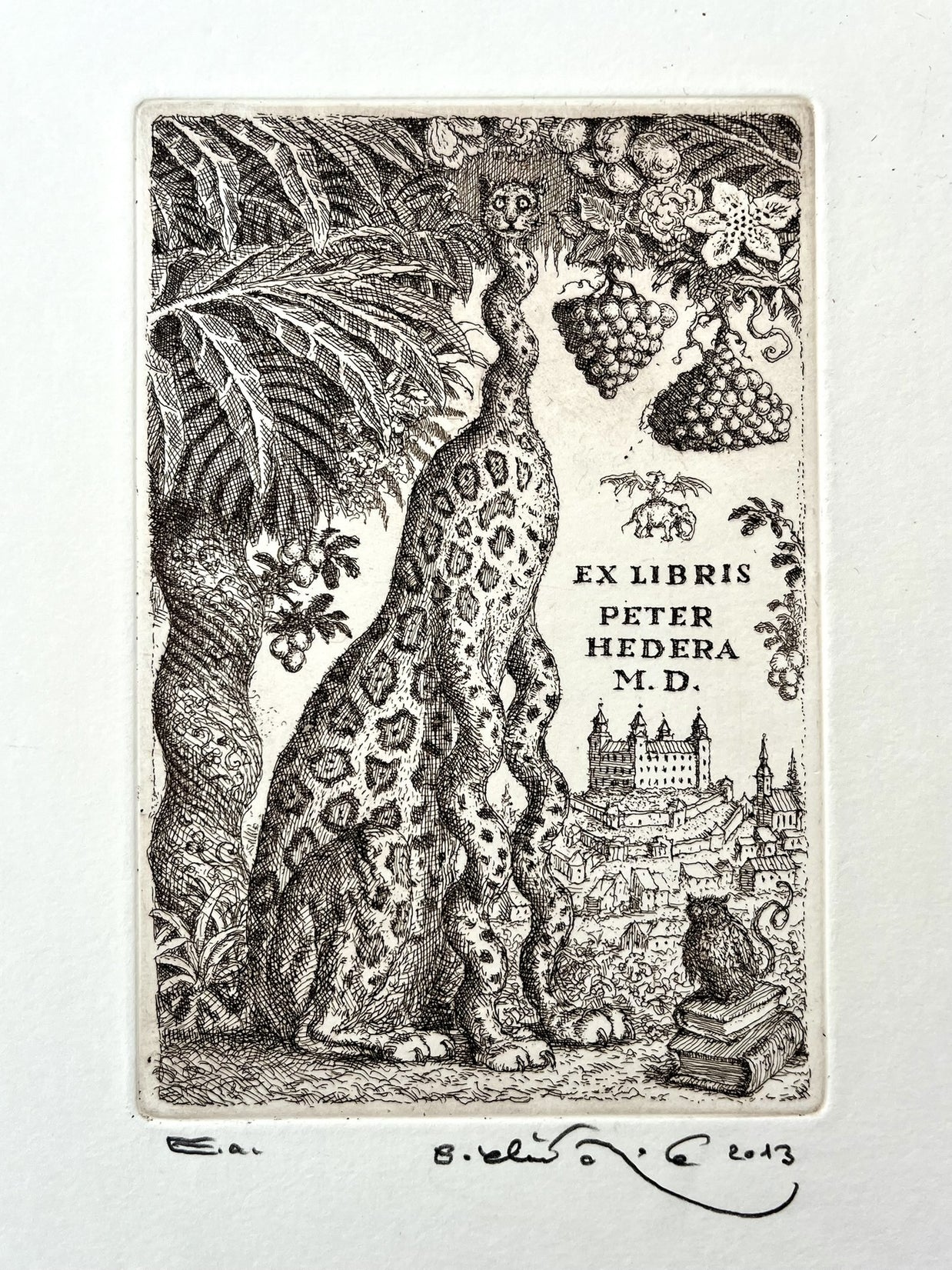 Peter Kľúčik, EX LIBRIS PETER HADERA M. D.