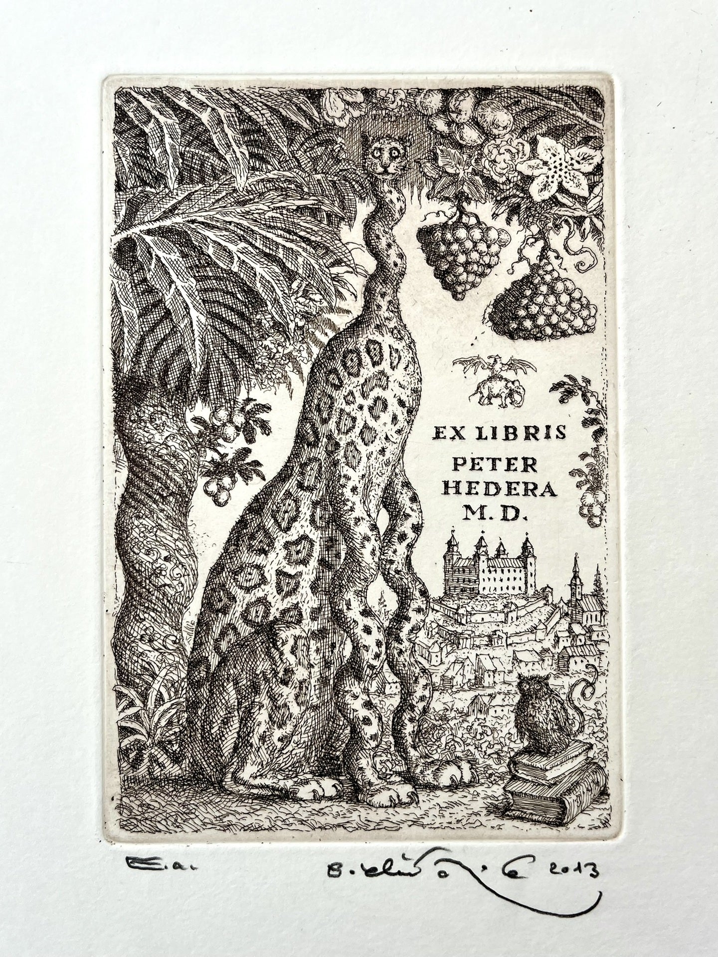 Peter Kľúčik, EX LIBRIS PETER HADERA M. D.