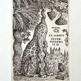 Peter Kľúčik, EX LIBRIS PETER HADERA M. D.