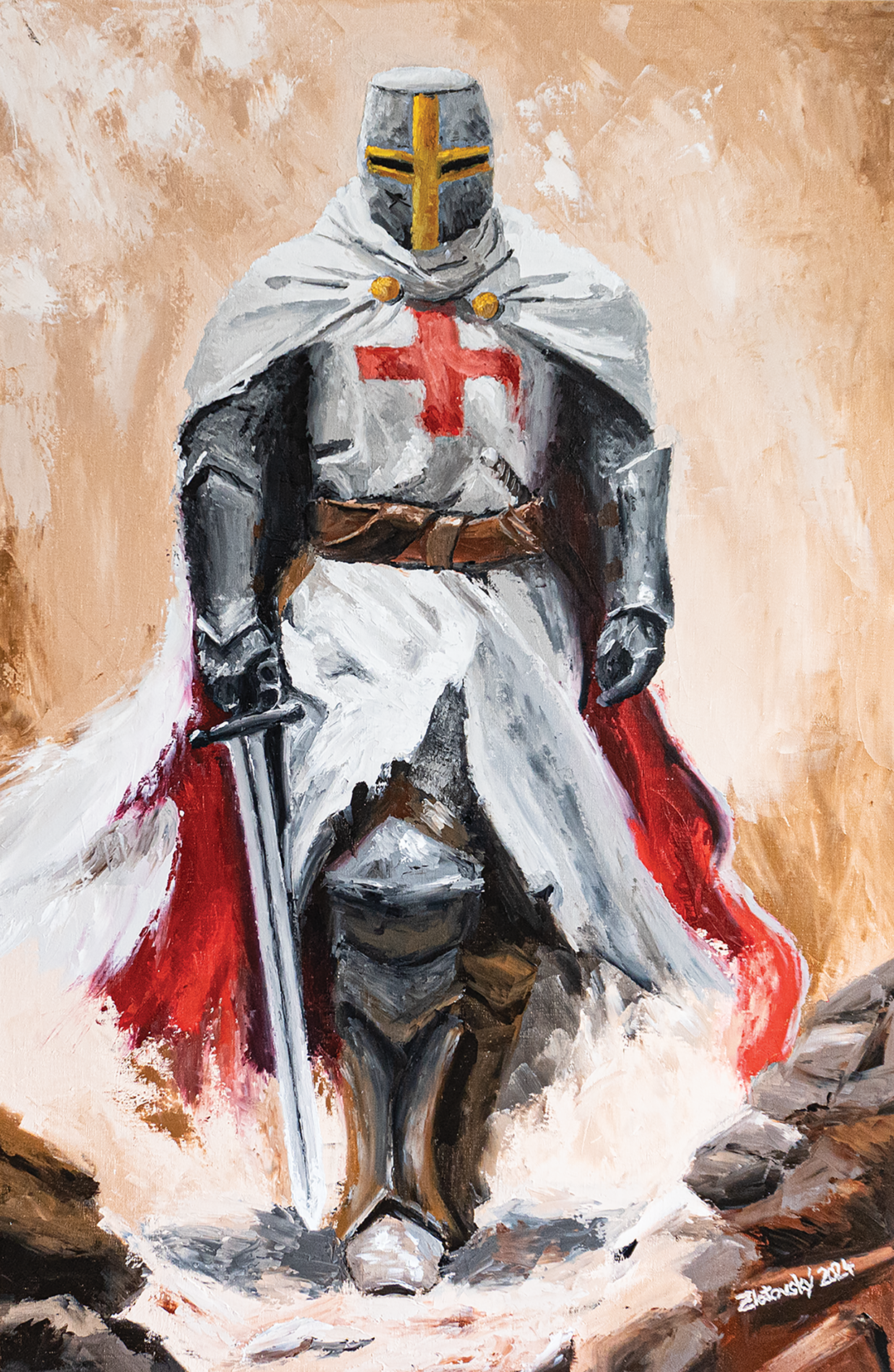 Pavol Zlatovský, Templár