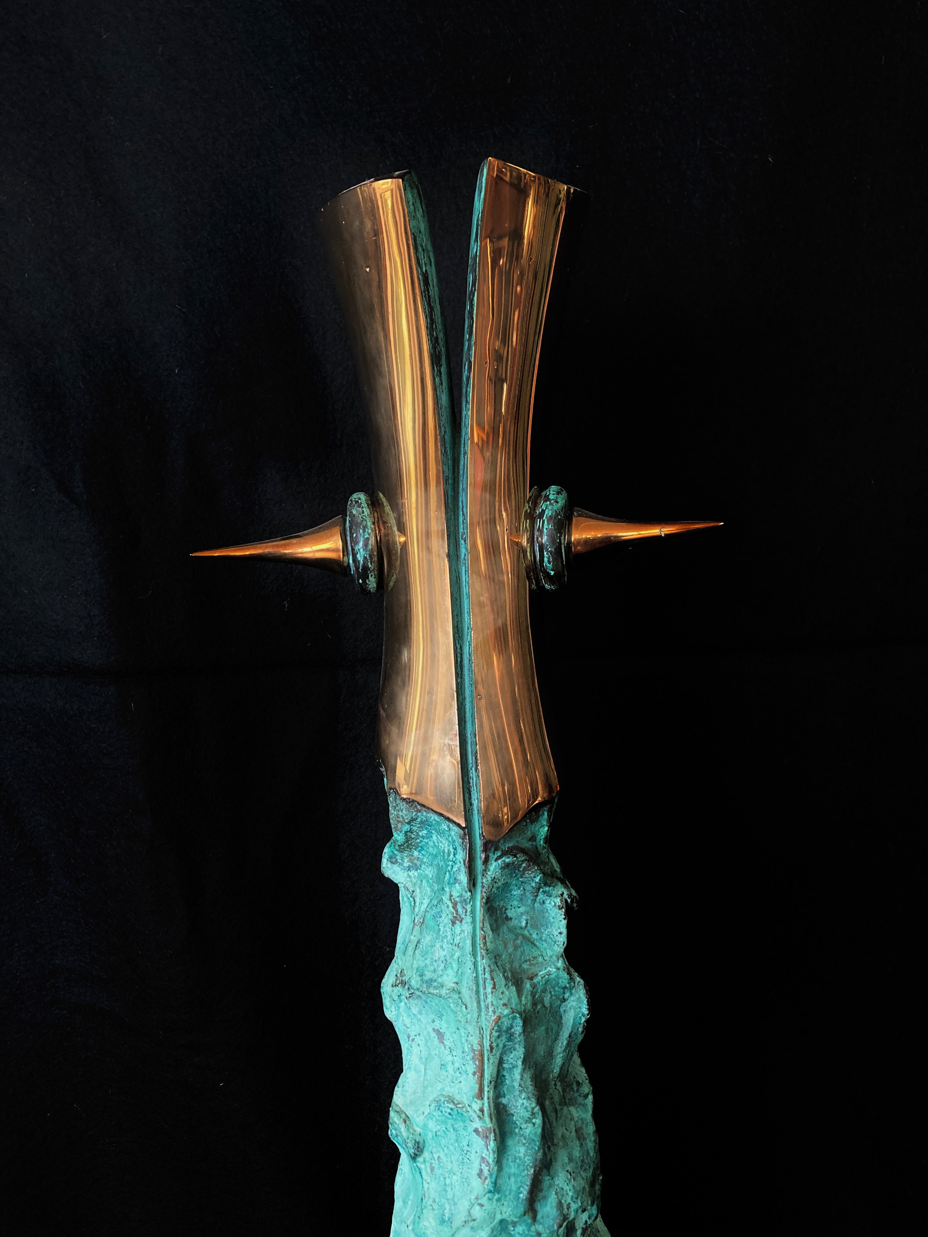 Gabriel Strassner, Plastika bronz  Objekt II