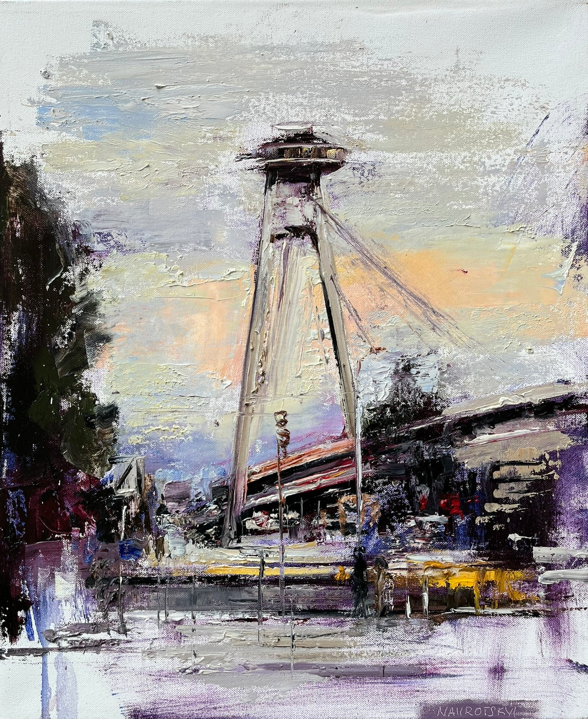 Igor Navrotskyi, Bratislava - Reštaurácia UFO na moste SNP