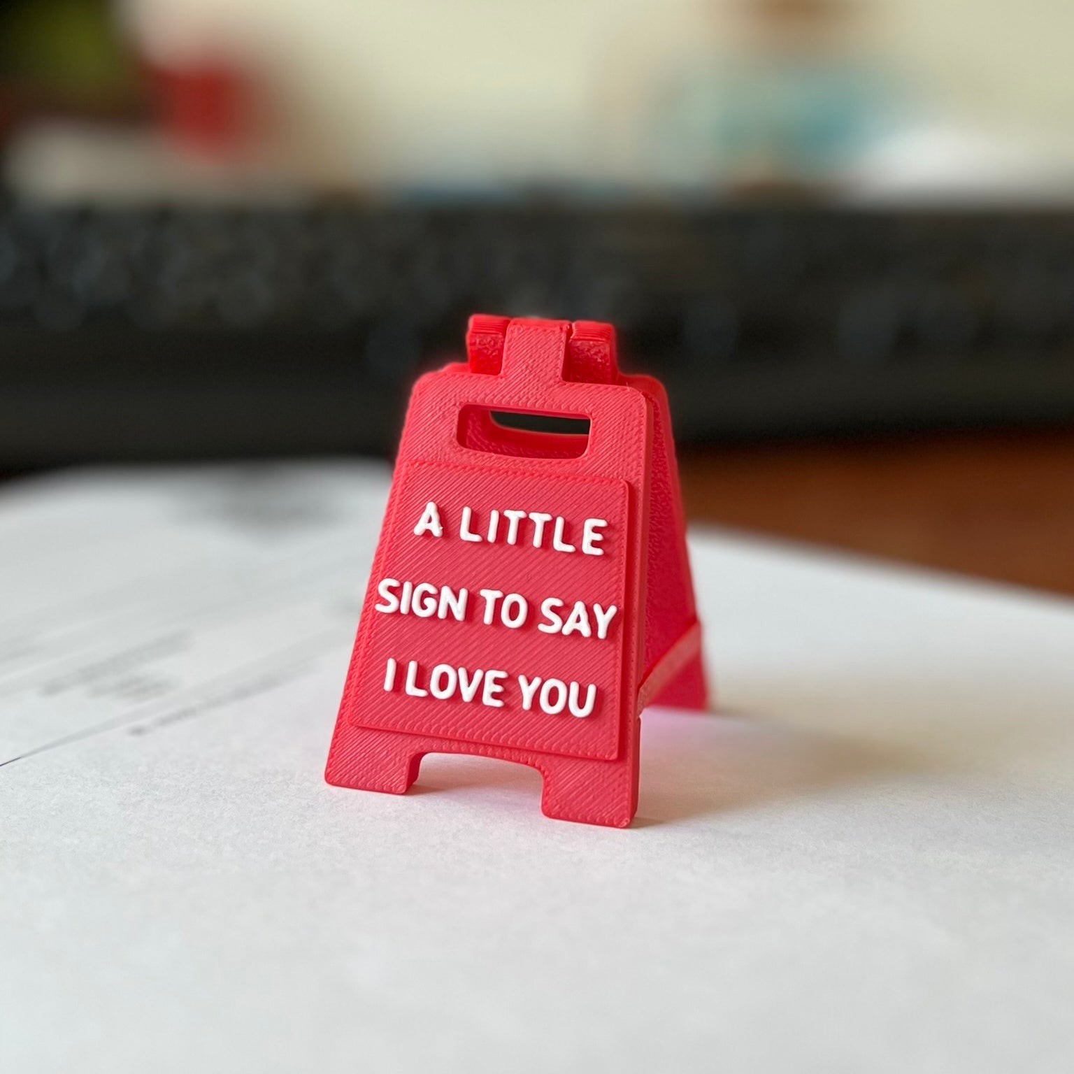 Mini znamenie I Love you