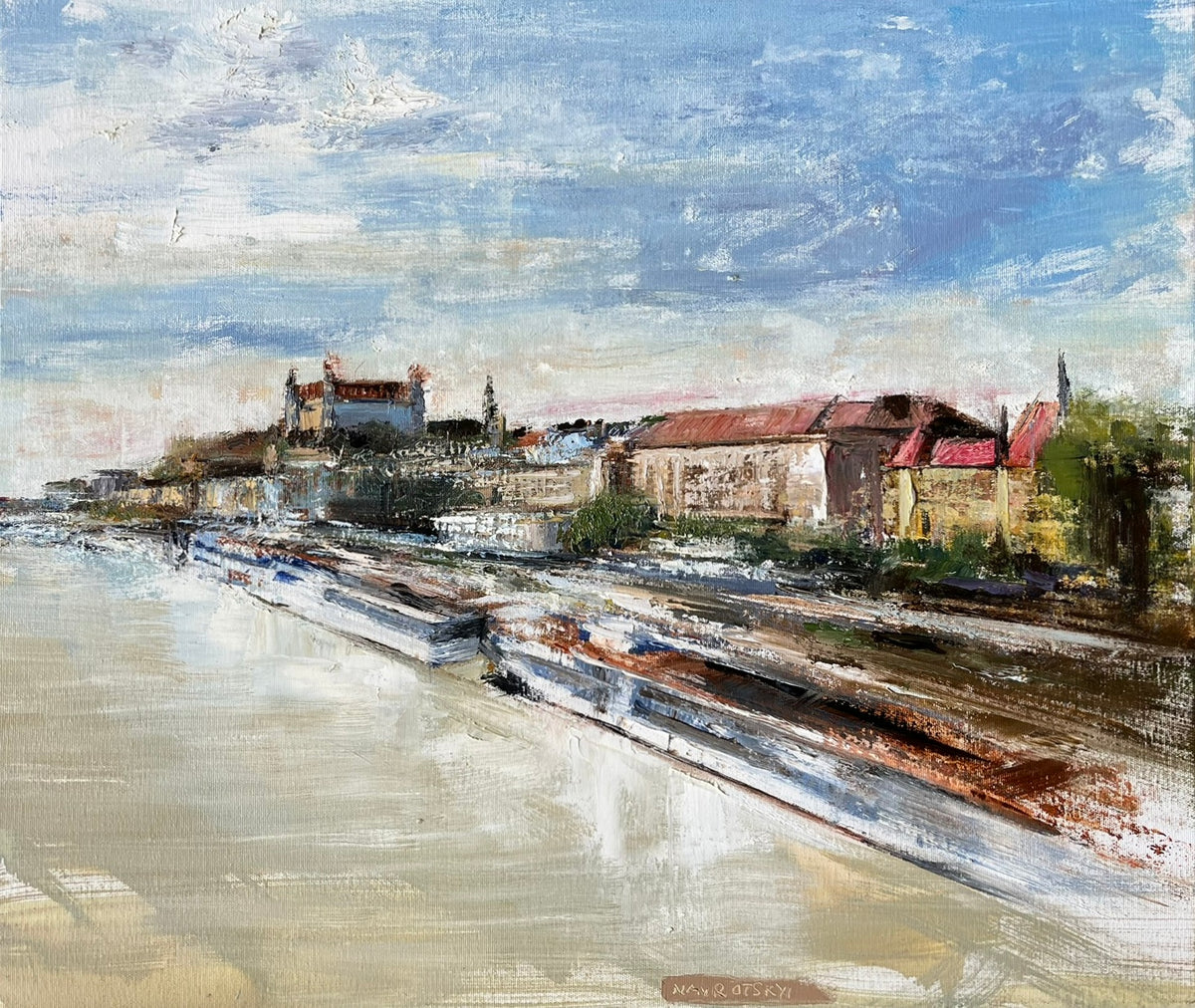 Igor Navrotskyi, Bratislava I, Bratislavský hrad, pohľad zo Starého mosta