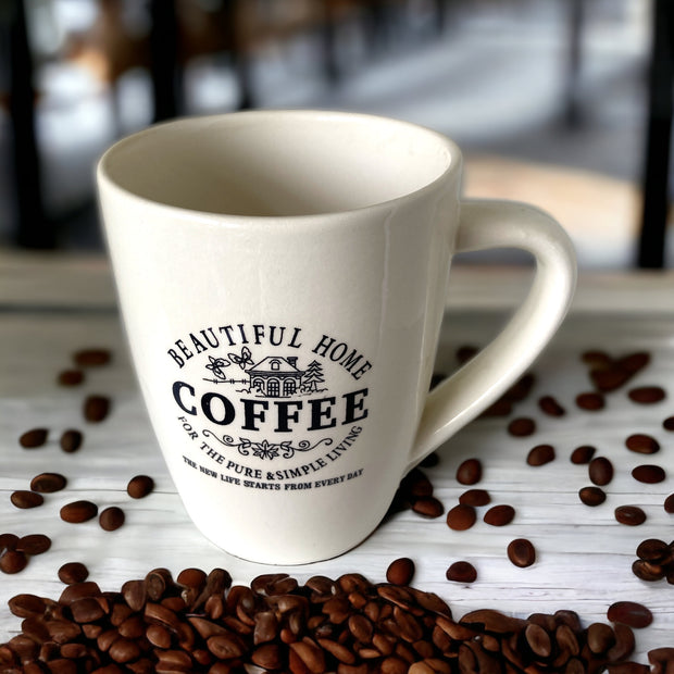 Šálka "COFFEE" v retro štýle