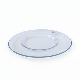 Magis Art Shop clear glass decorative plate for serving small desserts, 23 cm diameter