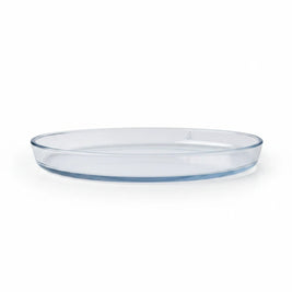 Magis Art Shop large oval glass serving bowl with a clean, timeless design for fruit or snacks