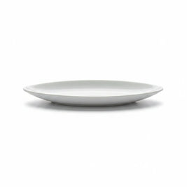 Magis Art Shop white ceramic boat-shaped serving bowl with a shallow design on a clean white background