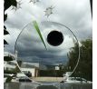 Milan Hujsa, sklo plastika, rybie oko, glass sculpture