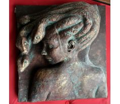 Renáta Sládková, Medúza I., pálený patinovaný šamot