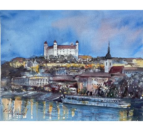 Ester Ksenzsigh, Bratislavský hrad v noci