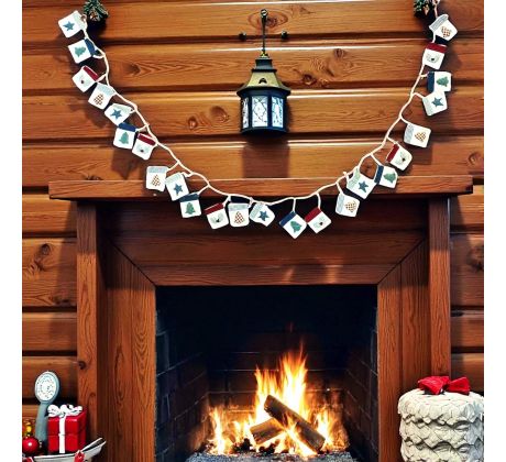 Adventný kalendár - plátené vrecúška