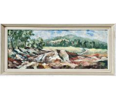 Maximilián Horanský, Rozvodnená rieka pod lesom