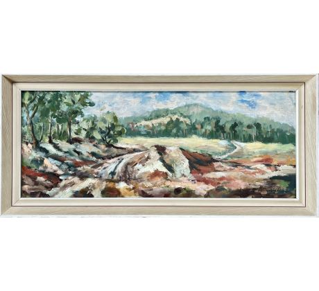 Maximilián Horanský, Rozvodnená rieka pod lesom