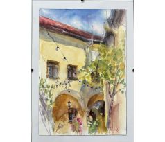 Julia Tomesko, Akvarel Staré mesto