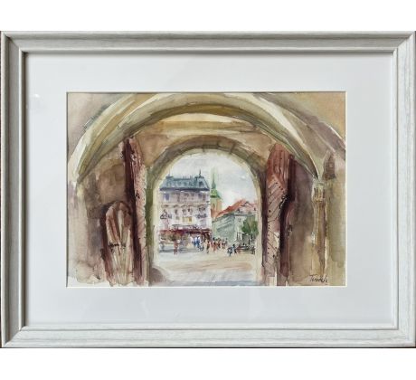 Julia Tomesko, Akvarel BA Hlavné námestie