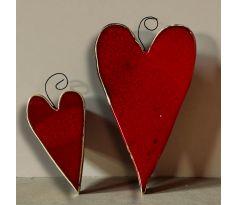 Veľké keramické srdce na zavesenie