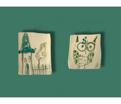 Keramický obrázok na stenu