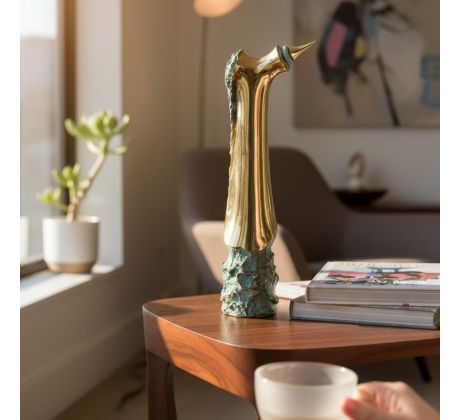 Gabriel Strassner, Plastika bronz  Objekt I