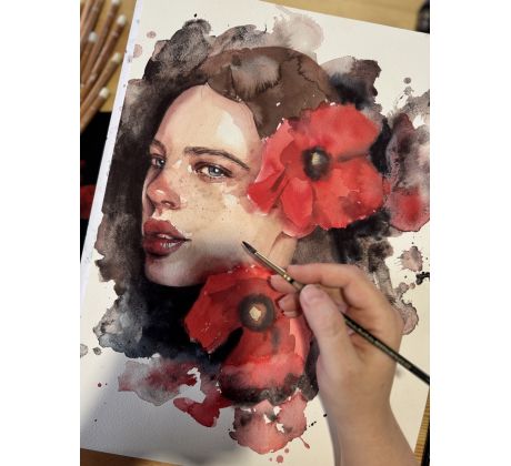 Jane Beata, Dievča s červenými makmi