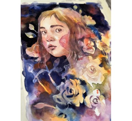 Jane Beata, Dievčatko s ružami