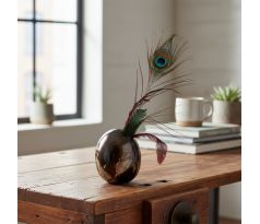 Moderná vázička v tvare vajíčka