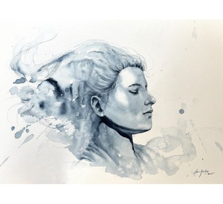 Jane Beata, Portrét monochrom