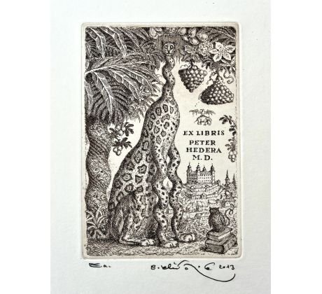 Peter Kľúčik, EX LIBRIS PETER HADERA M. D.