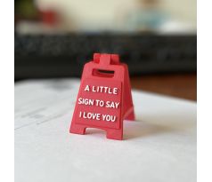 Mini znamenie I Love you