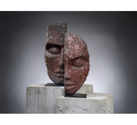 Braňo Brody, Pár Faces Man and Woman MOSAIC