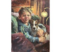 Gabriel Kurák Chlapec so psíkom