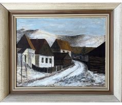 Maximilián Horanský, Dve chalupy v zime pod horami