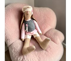 Ručne šitý zajac Leonardo