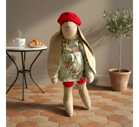 Ručne šitá zajačica Louise