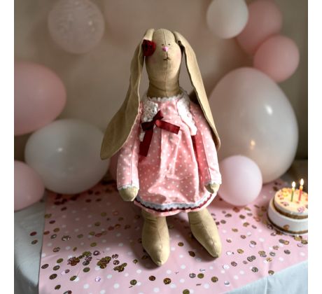 Ručne šitá zajačica Juliette