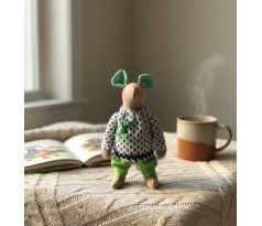 Ručne šitá myška Petra