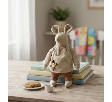 Ručne šitá myška Karin