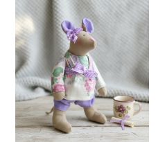 Ručne šitá myška Klára