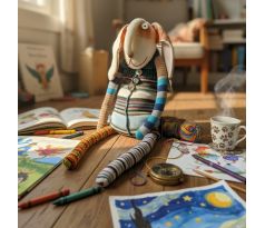 Soňa Mrázová Ručne šitý zajac Rudo