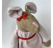 Ručne šitá myška Yvona